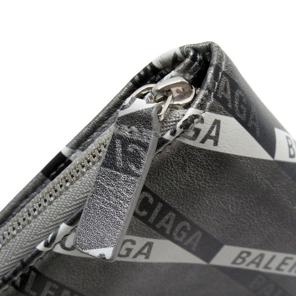 Balenciaga Leather Bifold Wallet Grey - Picture 3 of 10